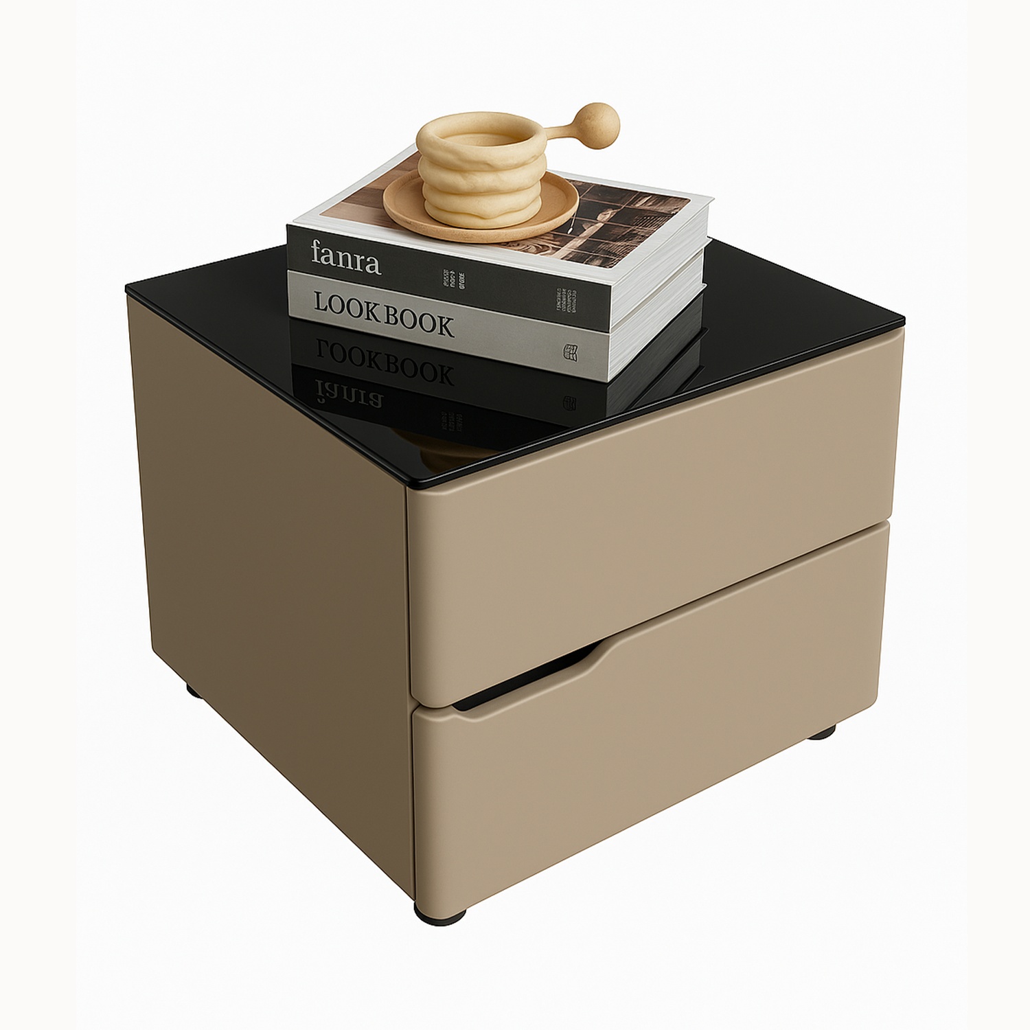 TNSSH14CR (2536) Nightstand Beige Tauno