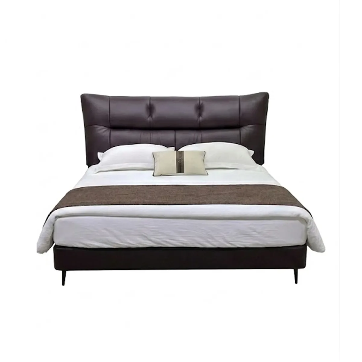 TAUNO 1.8*2.0м хэмжээтэй Ор дангаараа (Матрассгүй) A01 CHOCOLATE BROWN TLBSH1824BR
