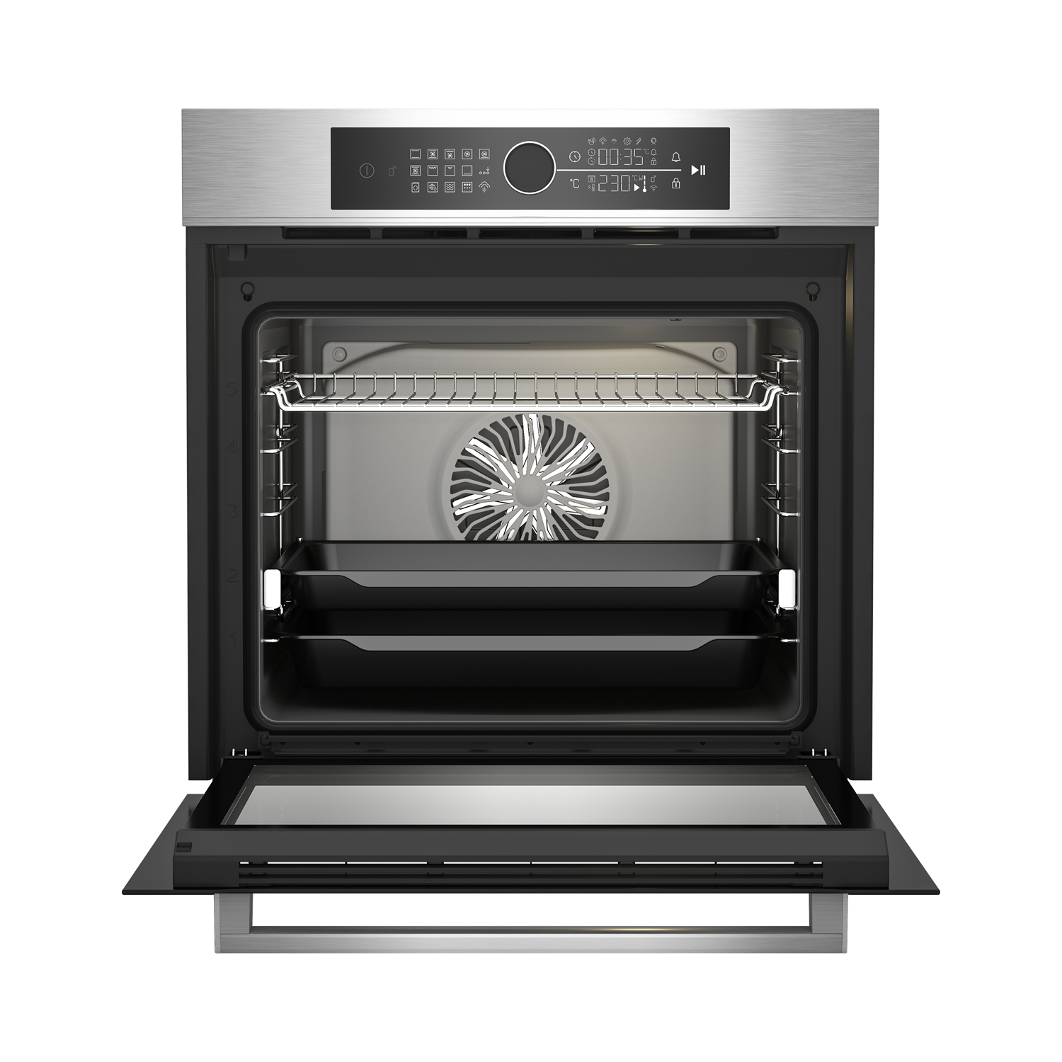 Beko BBIM12400XCS 72л багтаамж, 13 төрлийн функцтэй тавилгад суурилуулдаг шарах шүүгээ