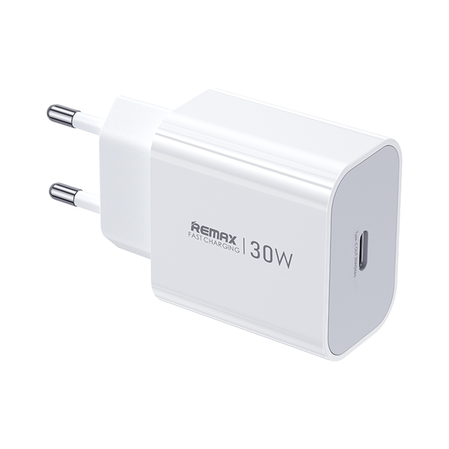 CA09(C30W) CHARGING ADAPTER TYPE-C/EU WHITE REMAX