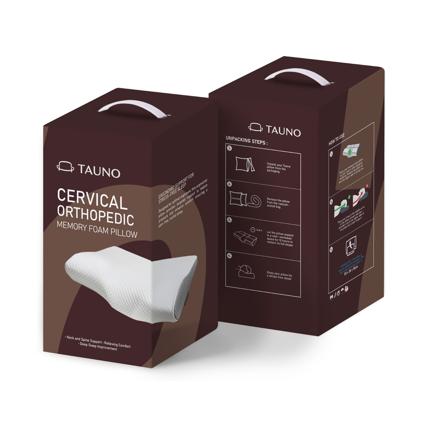 Хүзүү амраагч дэр Cervical Pillow 50*30 Tauno