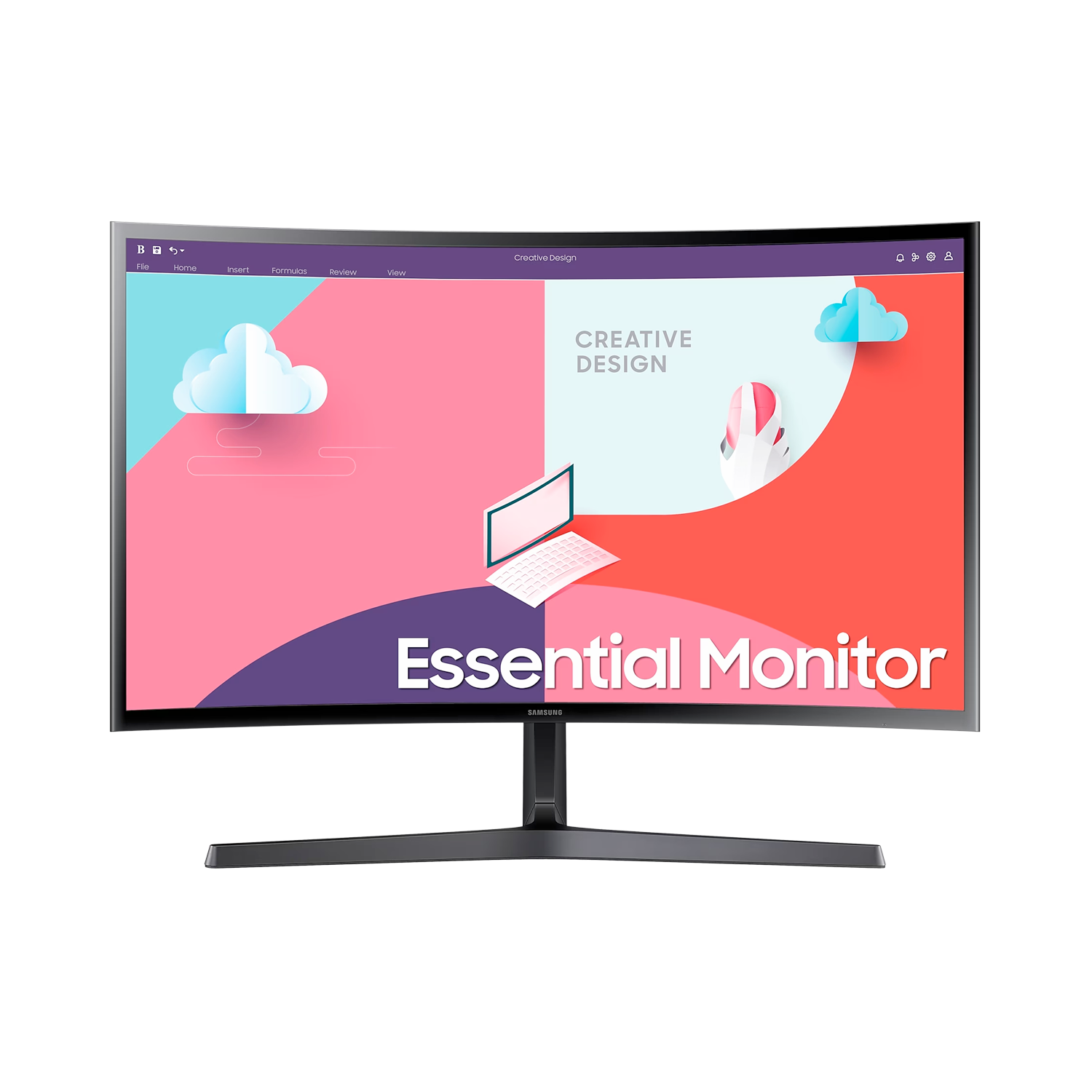Samsung 24 инч FHD, 75Hz Curved Дэлгэц LS24C366EAIXCI