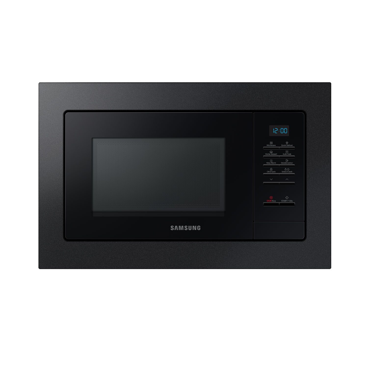 Samsung MS20A7013AB Соло 20л багтаамжтай тавилгад суурилуулдаг богино долгионы зуух