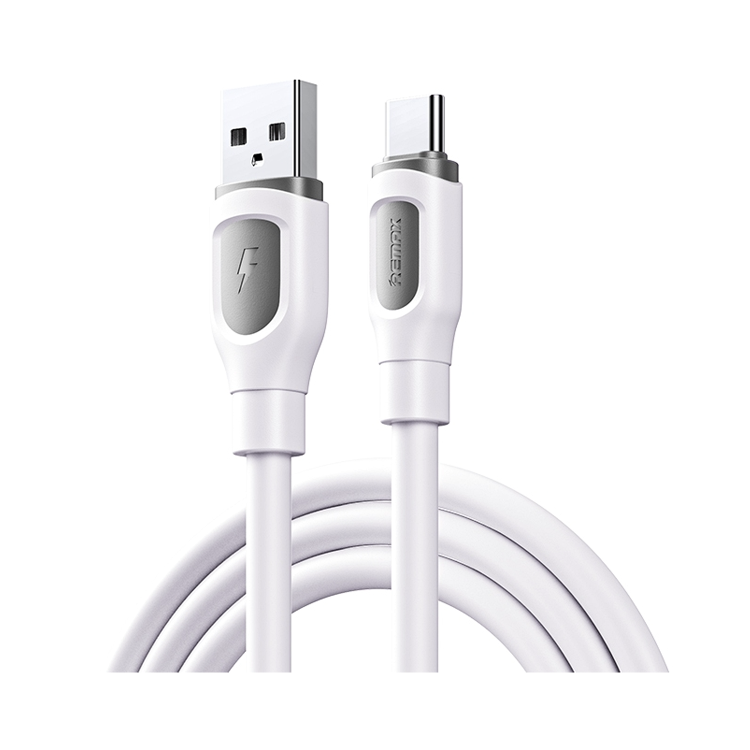 RC-C113 A-C Ruinay Series 2.4A Fast Charging Data Cable 1M White Remax