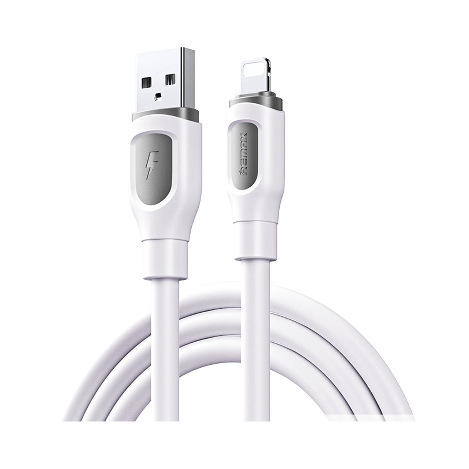 RC-C113 A-L Ruinay Series 2.4A Fast Charging Data Cable 1M White Remax