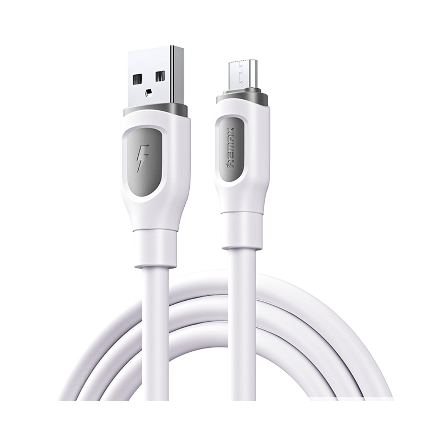 RC-C113 A-M Ruinay Series 2.4A Fast Charging Data Cable White Remax
