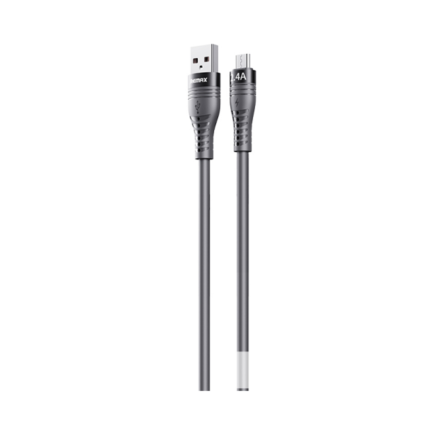 RC-C137 A-M Bintrai Series 2.4A Fast Charging Data Cable 1.2M Grey Remax