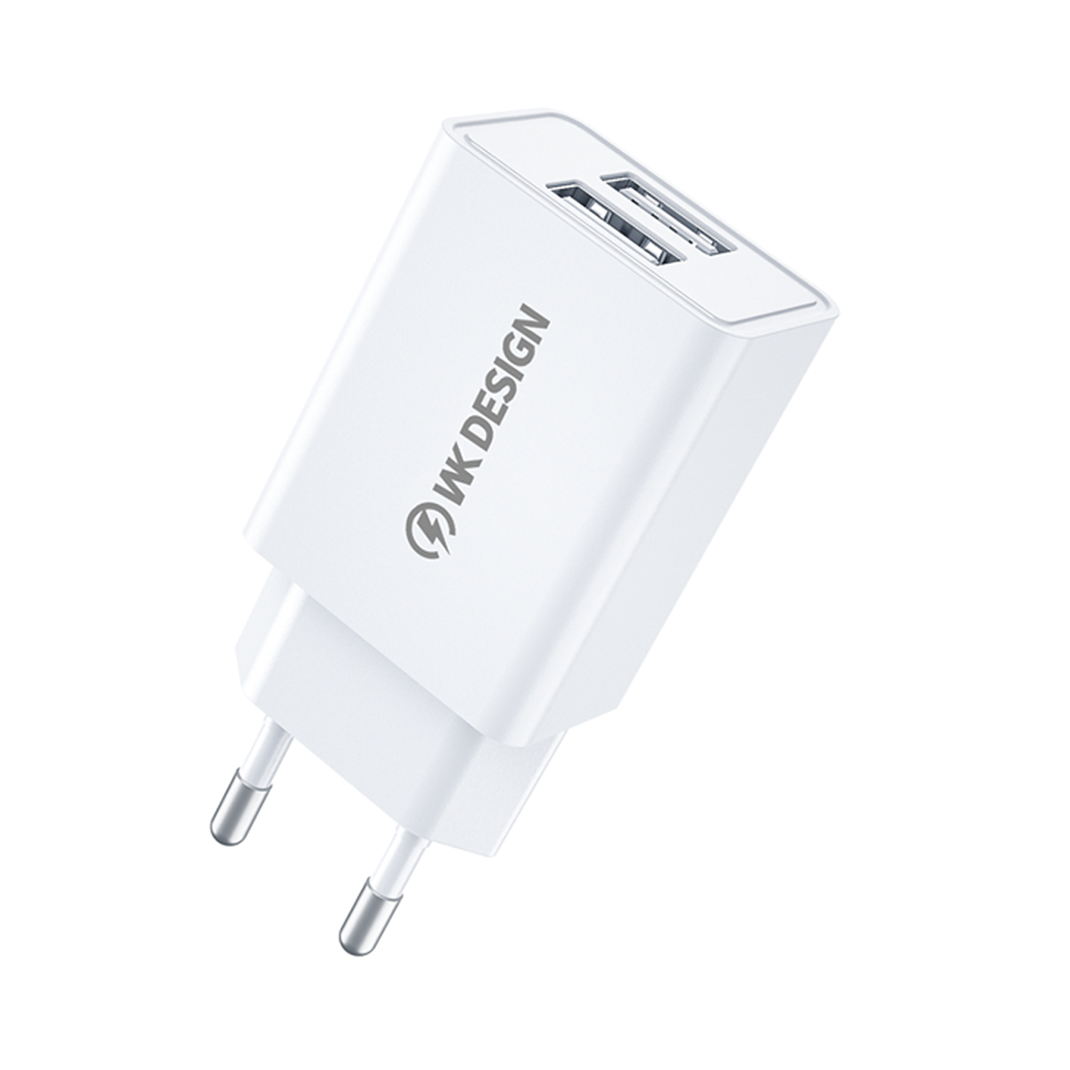 WK Series 10W Dual U European Charger WP-U119(White)