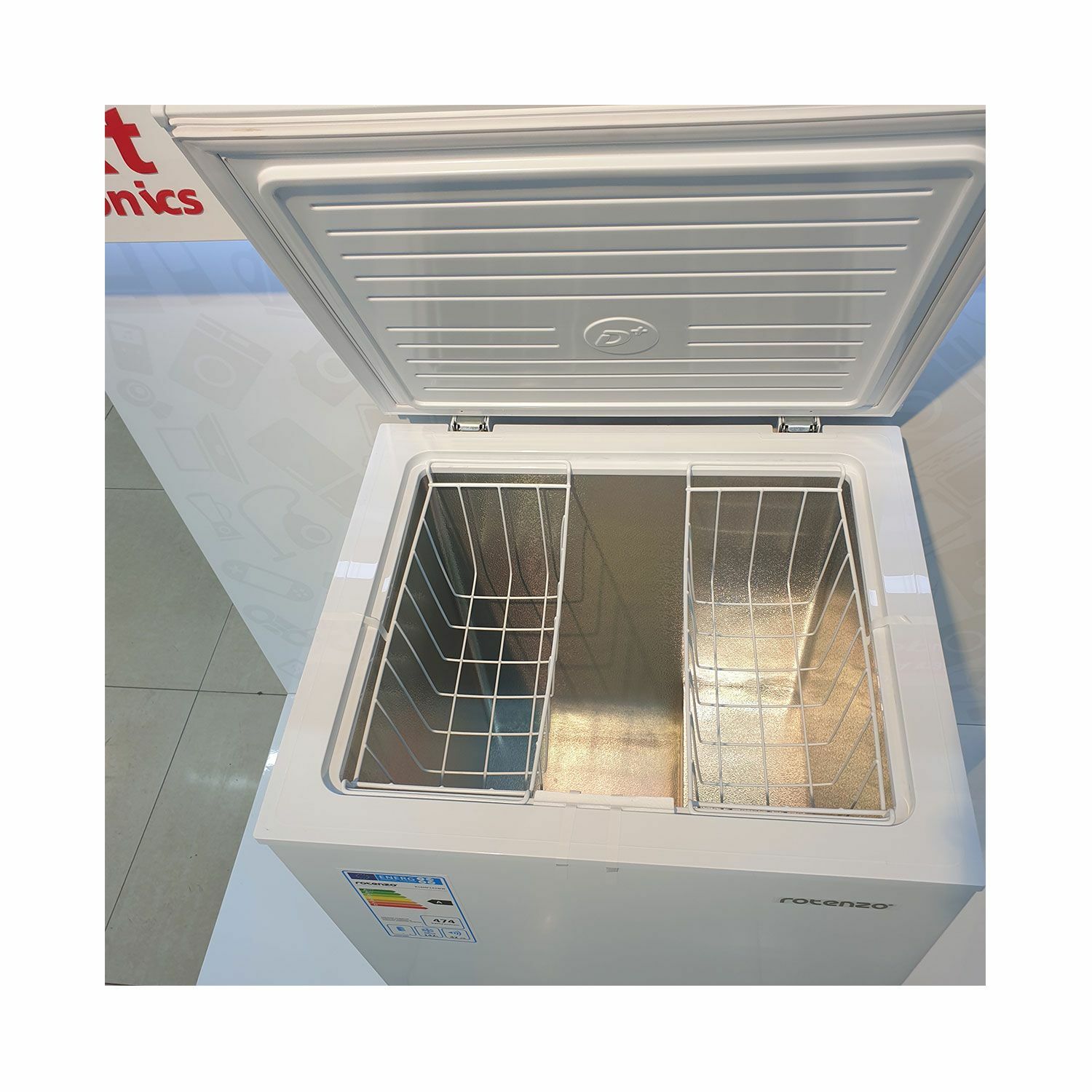 R16MF142WW Chest Freezer Rotenzo 4