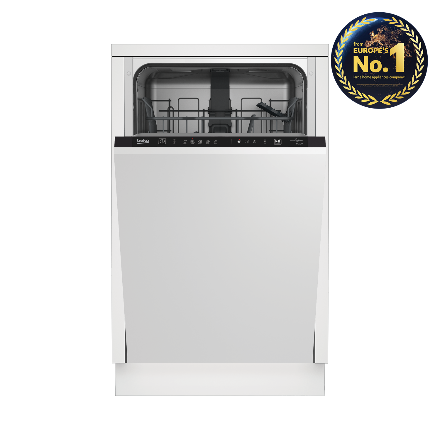 Beko BDIS15020 10 сет багтаамж 5 төрлийн функцтэй нүүрэнд тавилгын хавтан суурилуулдаг аяга таваг угаагч